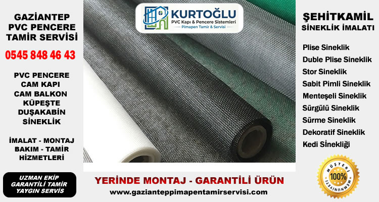 Şehitkamil Sineklik İmalatı